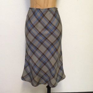 Plaid a-line skirt 24”in length great condition